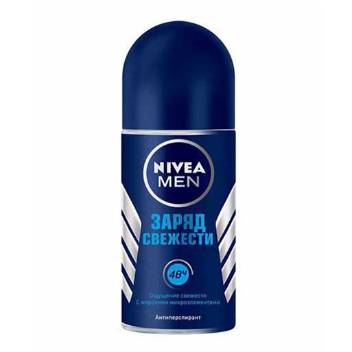 Дезодорант шариковый Nivea Men Заряд свежести мужской 50 мл