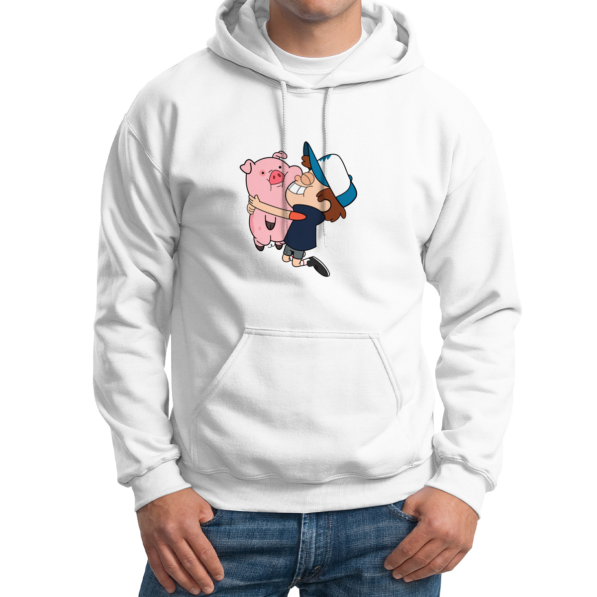 

Худи унисекс CoolPodarok 0M041296 белое 50 RU, 0M041296