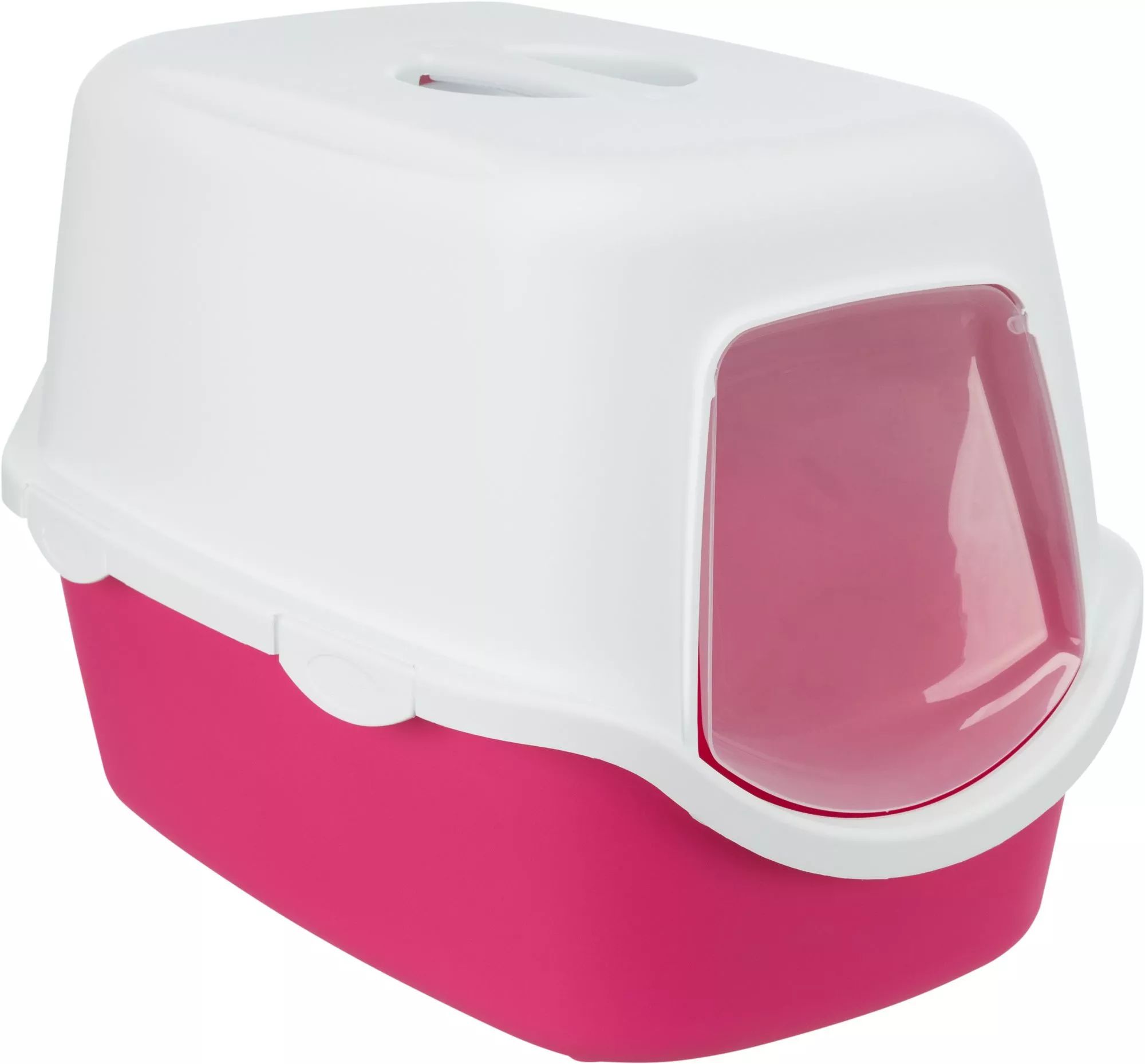 

Туалет для кошек Trixie Vico, прямоугольный, розовый, белый, 56х40х40 см, Vico