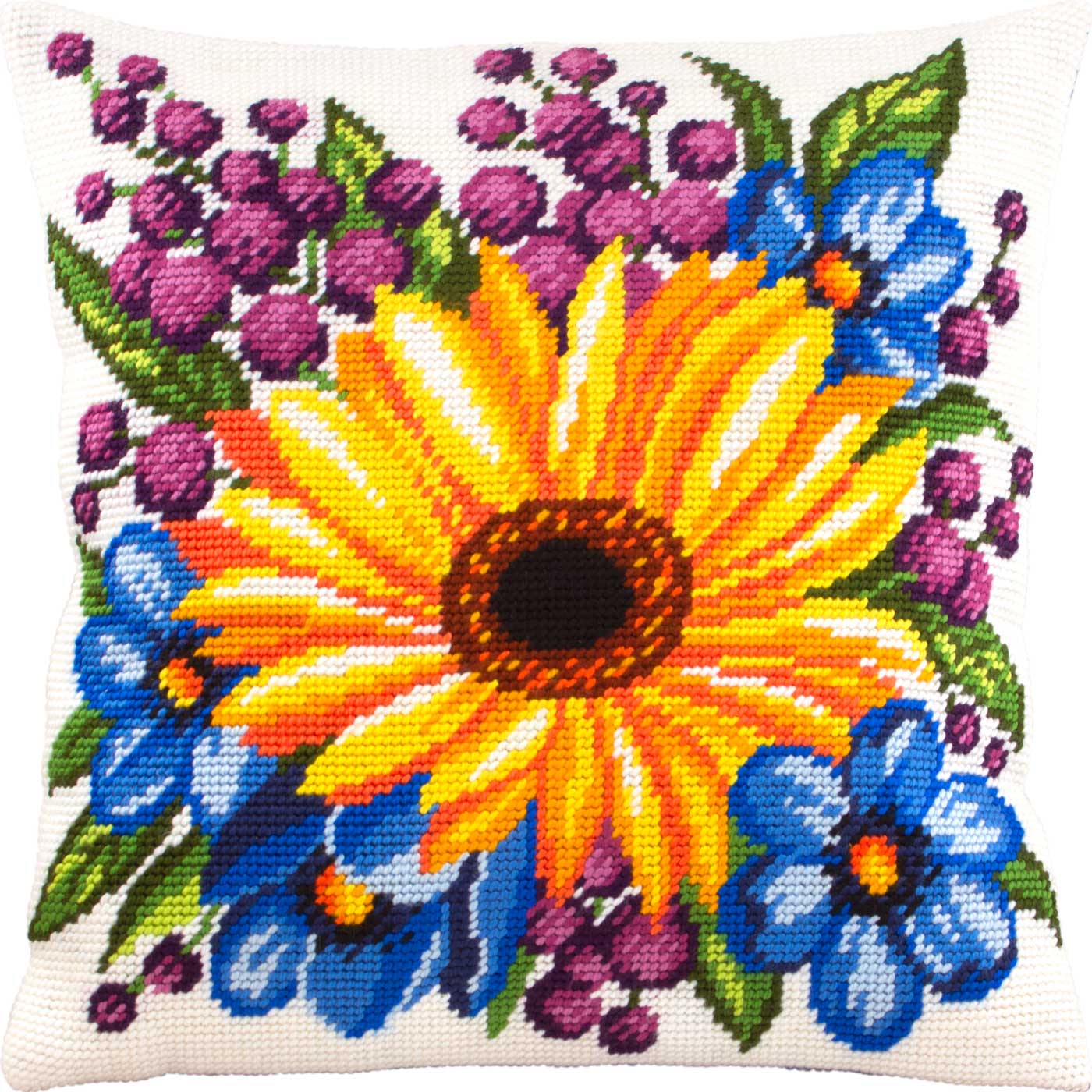 

Borovsky&Sons Чарiвниця, Подсолнух и цветы, 40*40 см