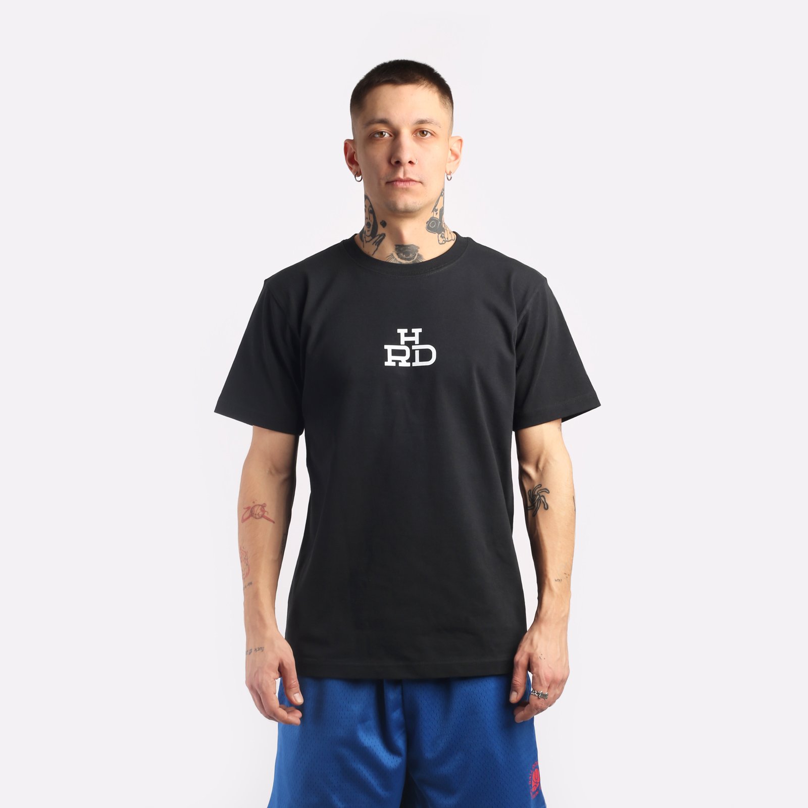 

Футболка мужская HARD Logo черная XL, Черный, Logo