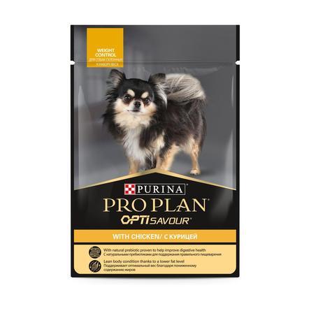

ProPLAN OPTISAVOUR пауч соус курица 85 гр для собак мелк. и карл. контроль веса 12493543