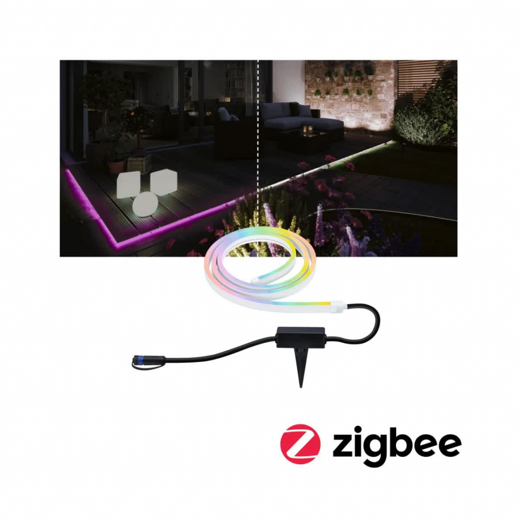 Лента светодиодная Paulmann Zigbee Plug&Shine Smooth 2м 11Вт 280Лм RGBW