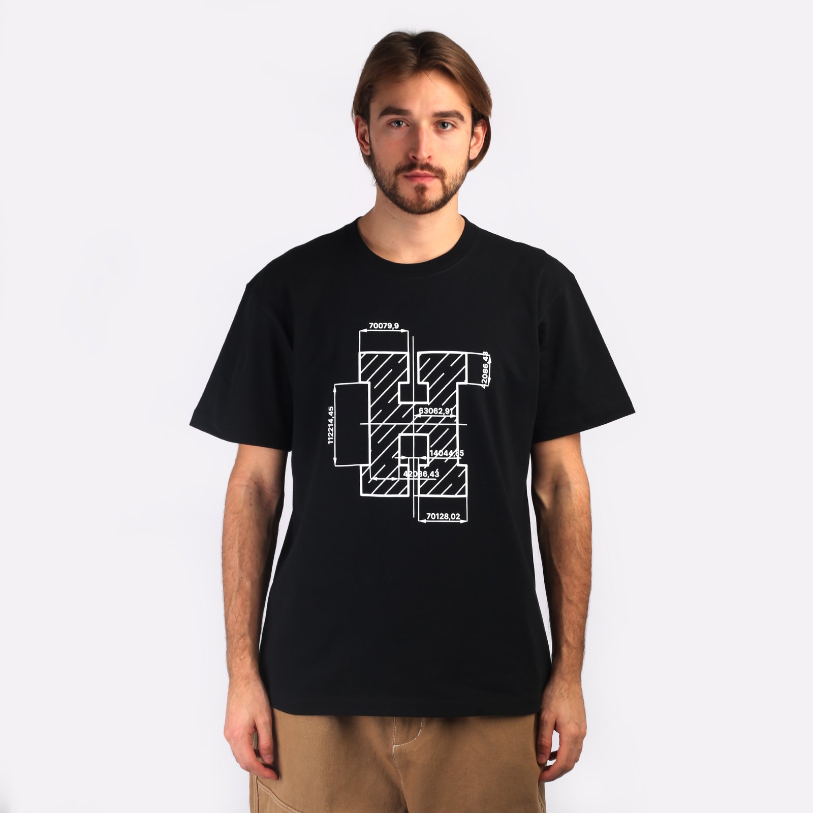 Футболка мужская HARD Logo Tee черная S