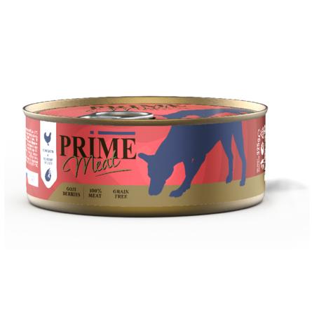 

Prime Курица с креветкой, филе в желе, для собак, 325 гр