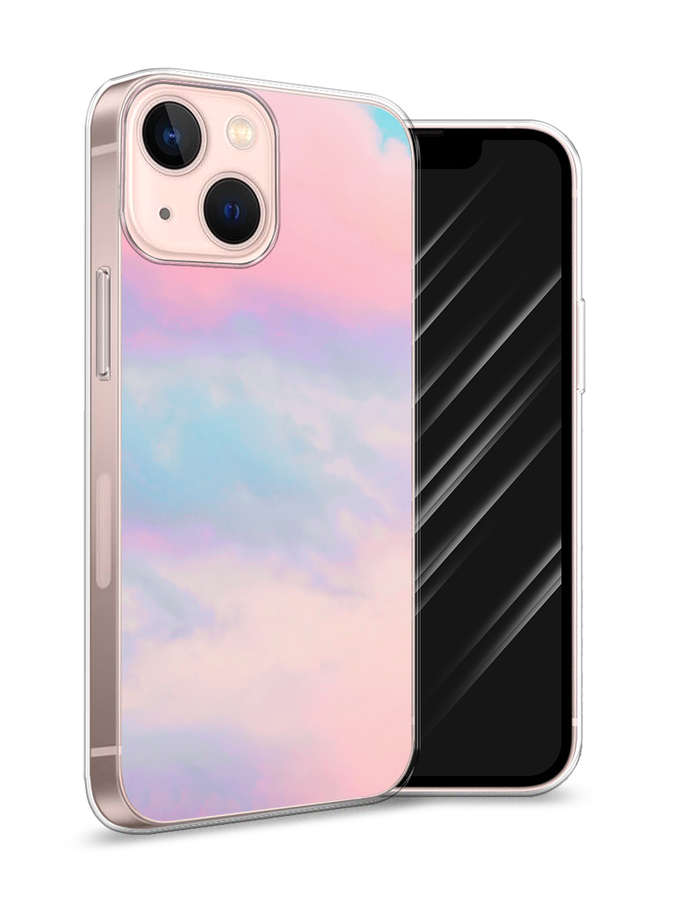 

Чехол Awog на Apple iPhone 13 mini / Айфон 13 mini "Розовые облака", Разноцветный, 14150-3