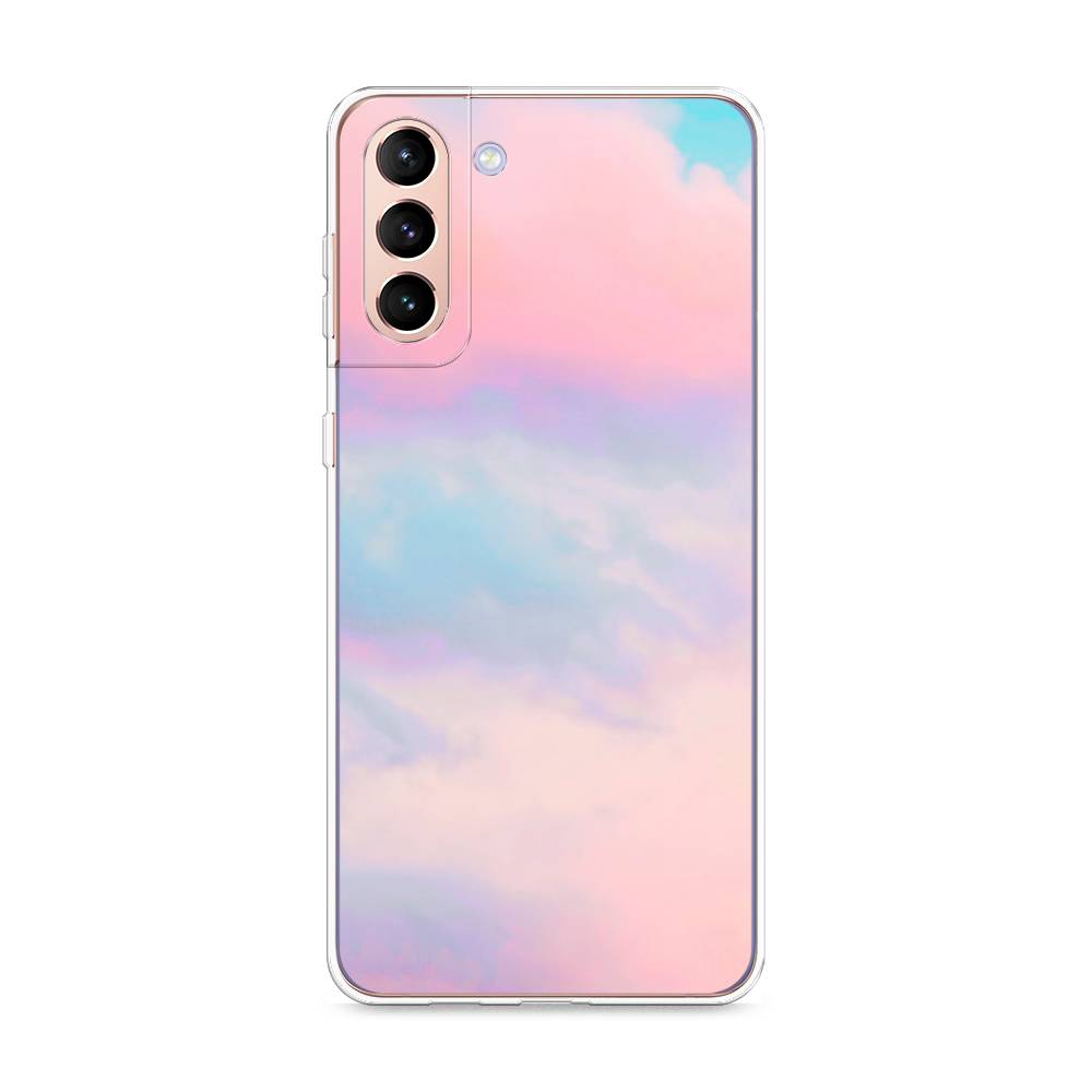 фото Чехол awog "розовые облака" для samsung galaxy s21 +