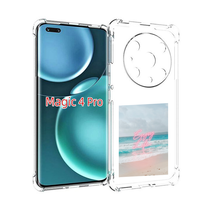 

Чехол MyPads красивый пляж для Honor Magic4 Pro, Прозрачный, Tocco
