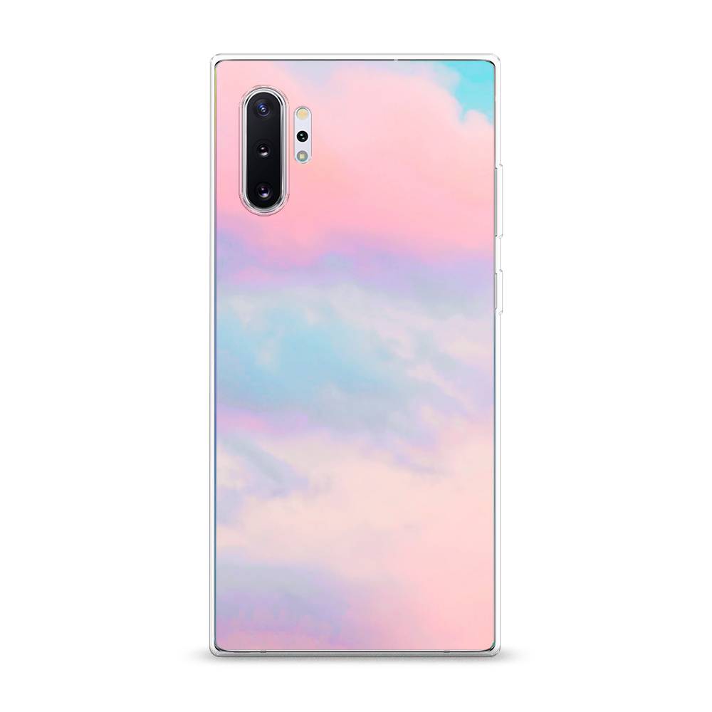 

Чехол Awog на Samsung Galaxy Note 10 + "Розовые облака", Разноцветный, 28550-3