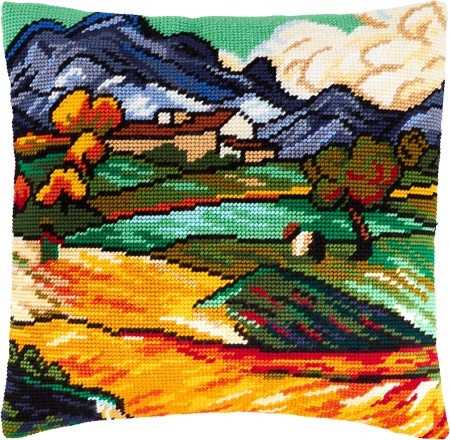 

Borovsky&Sons Чарiвниця, Гора Госсье и ферма Сен-Поль, Ван Гог, 40*40 см