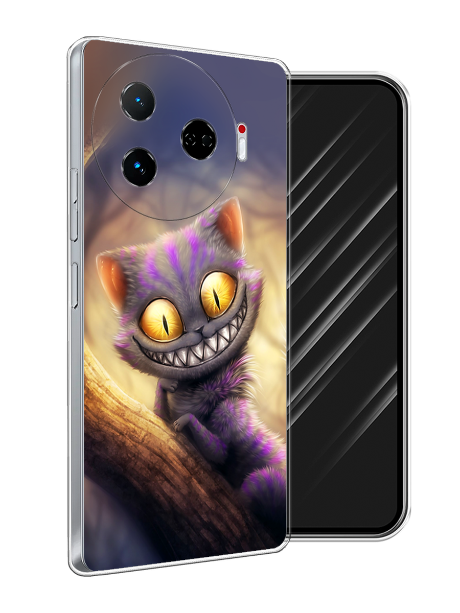 

Чехол Awog на Tecno Camon 30 Pro 5G "Cheshire Cat", Фиолетовый;желтый, 305150-1
