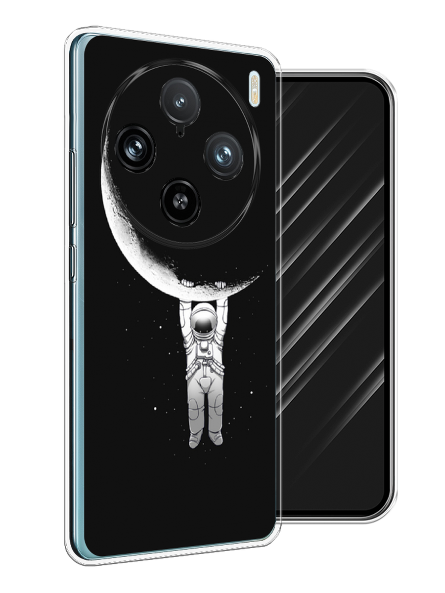 

Чехол Awog на Vivo X100 Pro "Космонавт", Белый;черный, 2611850-1