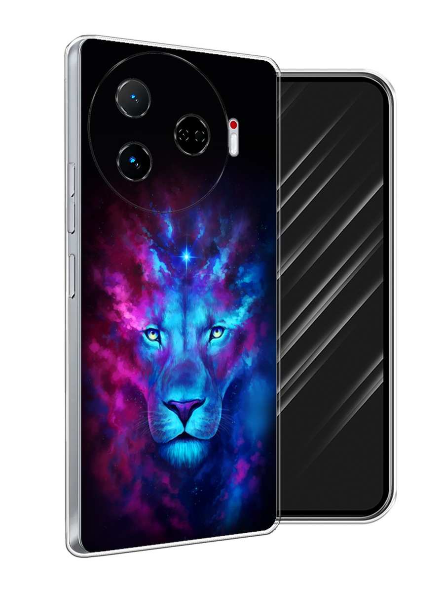 

Чехол Awog на Tecno Camon 30 Pro 5G "Космический лев", Голубой, 305150-1