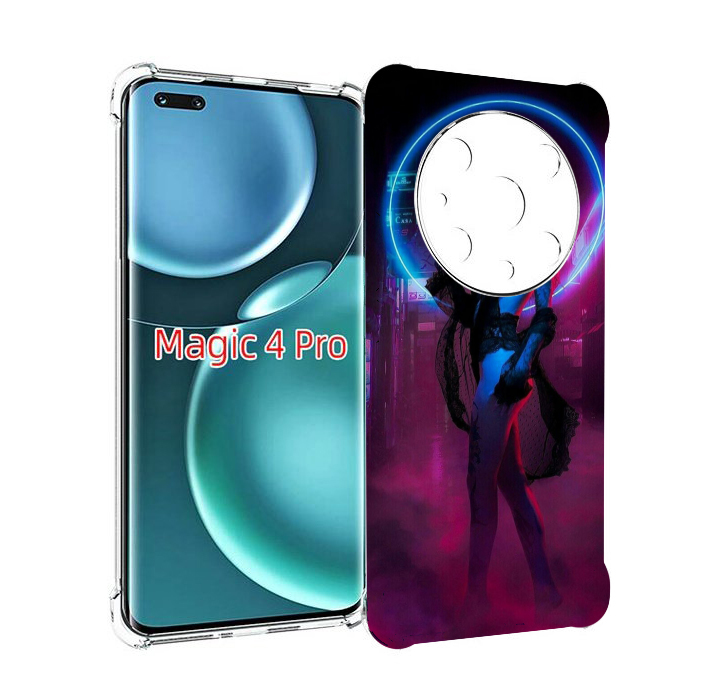 

Чехол MyPads красивая девушка в дыму неон женский для Honor Magic4 Pro, Прозрачный, Tocco