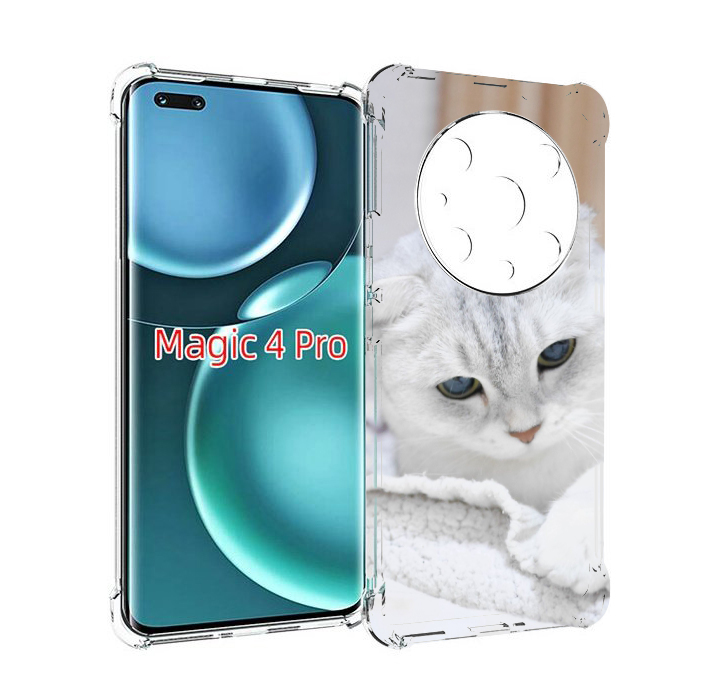 

Чехол MyPads кошка чаузи для Honor Magic4 Pro, Прозрачный, Tocco