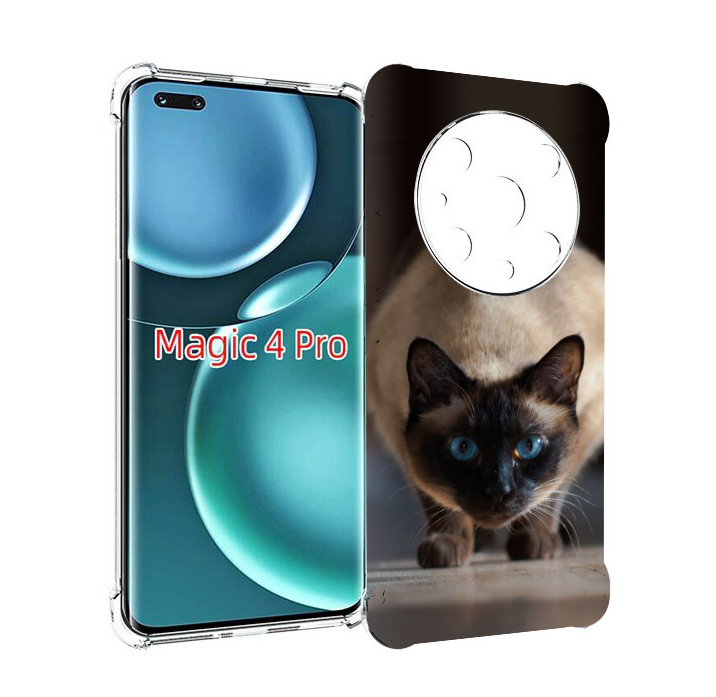 Чехол MyPads кошка сиамская для Honor Magic4 Pro