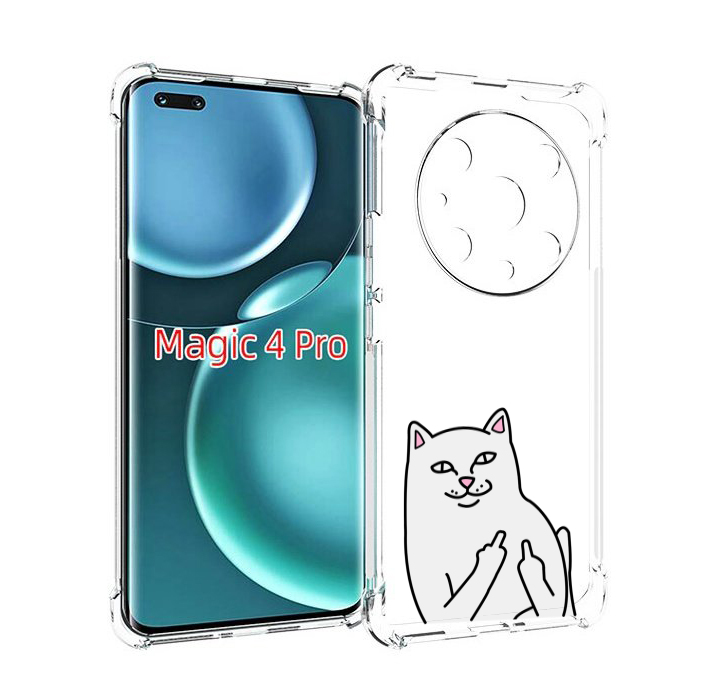 

Чехол MyPads котяра для Honor Magic4 Pro, Прозрачный, Tocco
