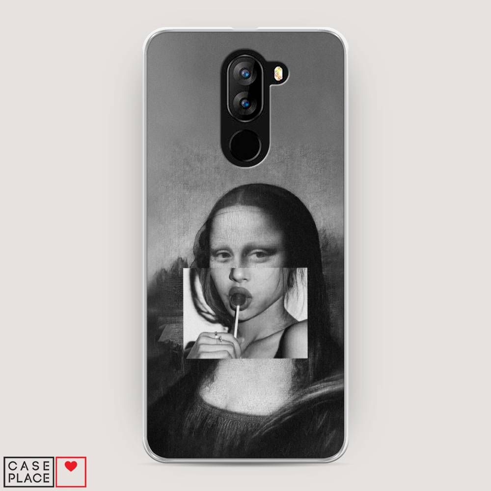 

Чехол Awog на Doogee X60L / Дуги X60L "Mona Lisa sucking lollipop", Разноцветный, 220550-9