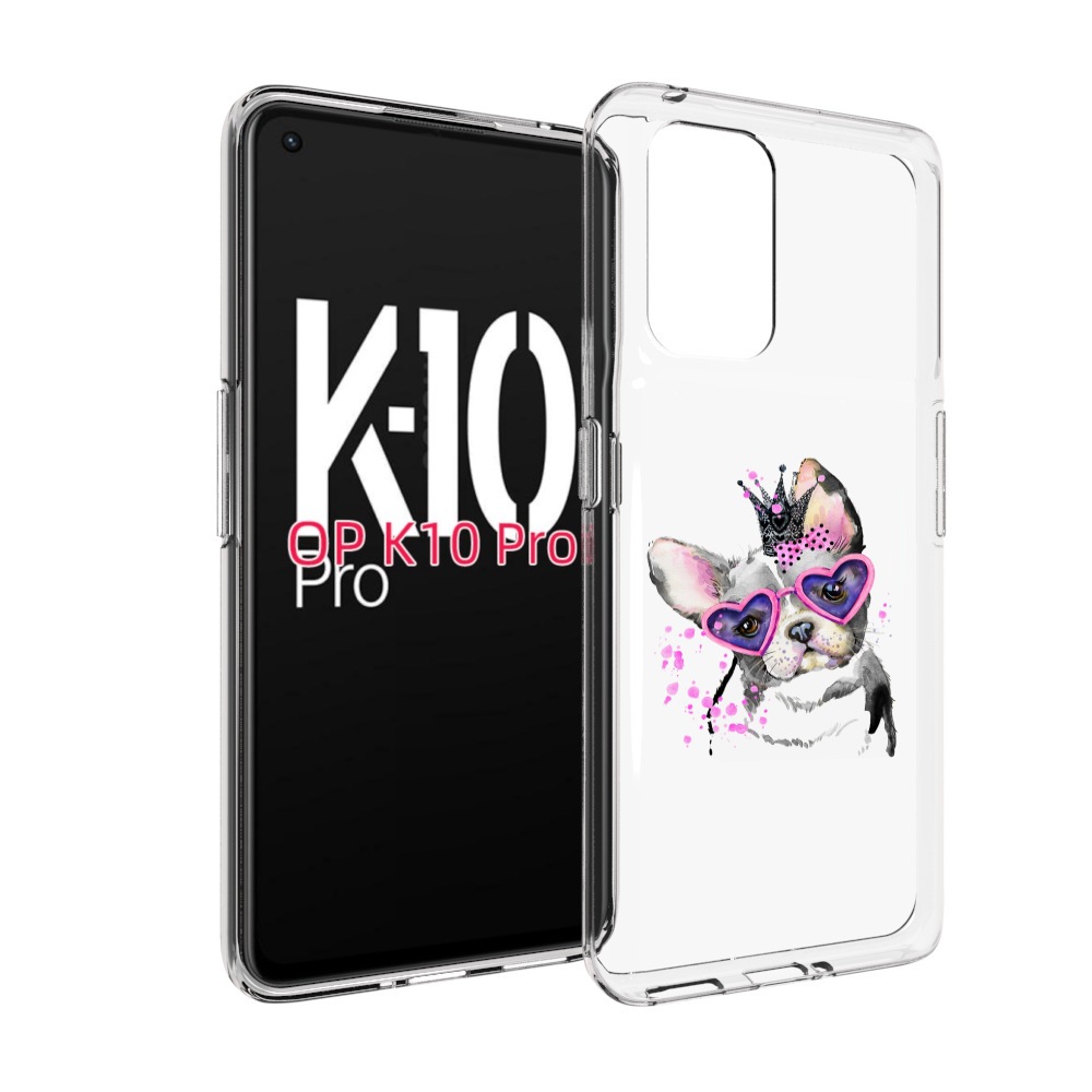 

Чехол MyPads принцесса для OPPO K10 Pro, Прозрачный, Tocco