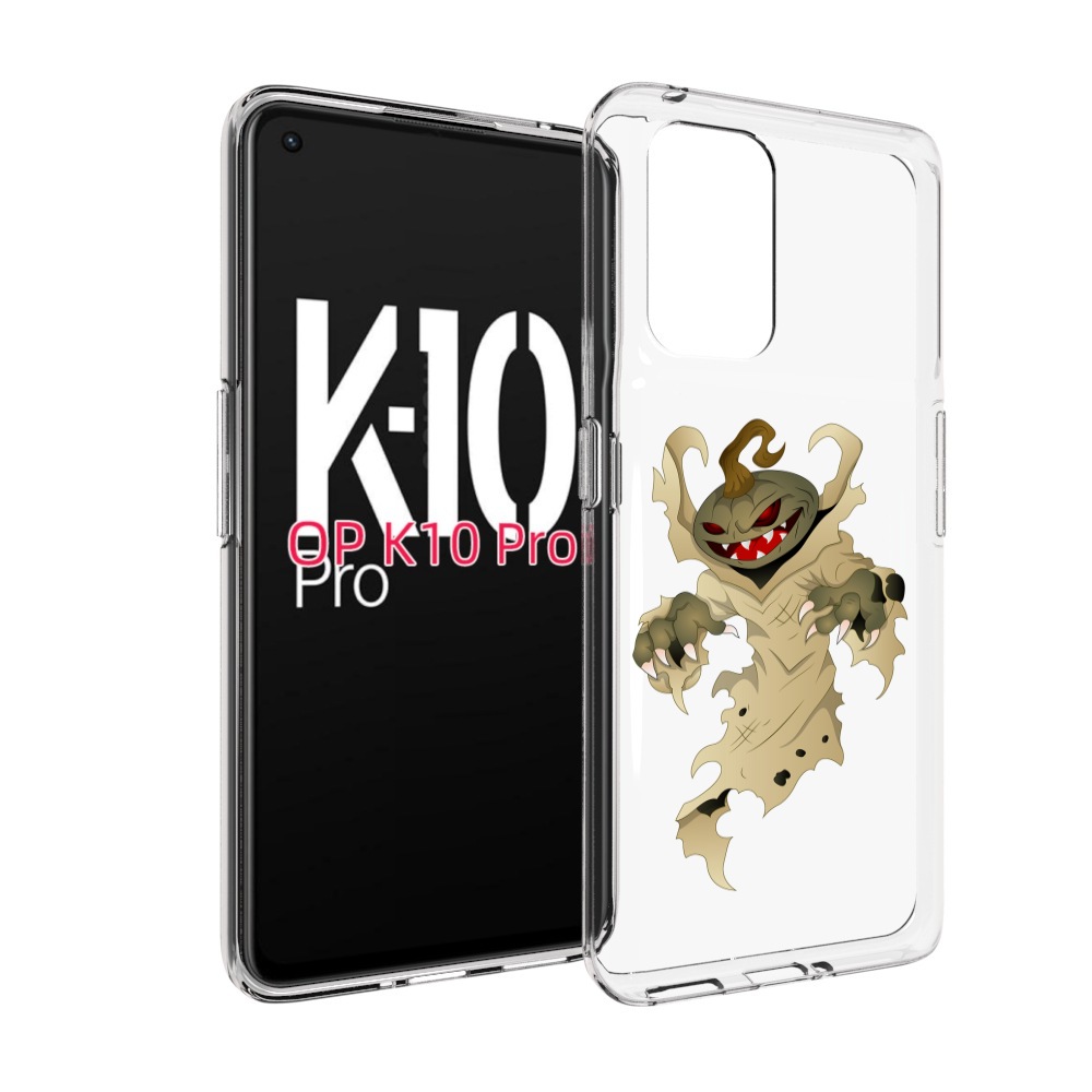 

Чехол MyPads призрак хэллоуина для OPPO K10 Pro, Прозрачный, Tocco
