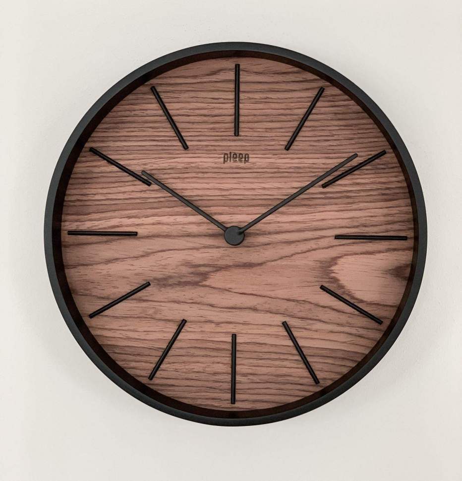 фото Настенные часы pleep wood-m-05