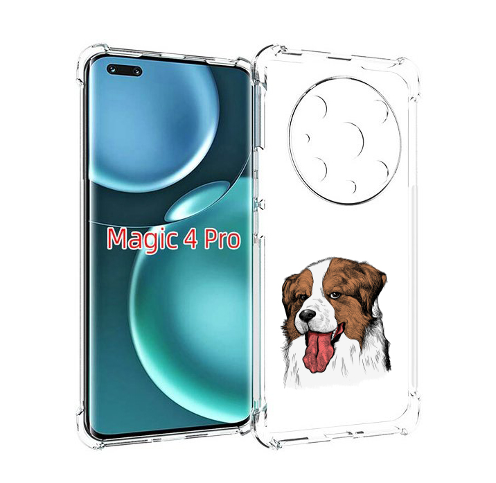 

Чехол MyPads бетховен для Honor Magic4 Pro, Прозрачный, Tocco