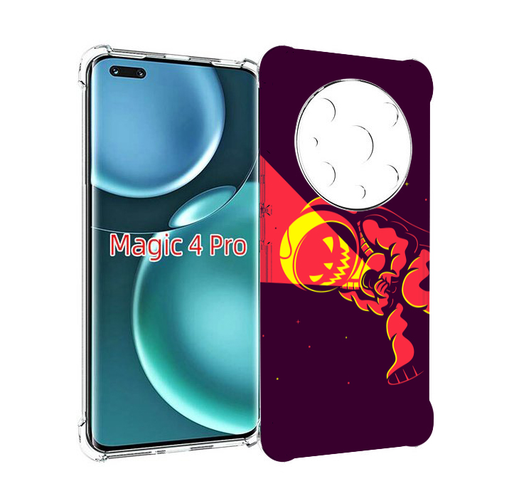 

Чехол MyPads космонавт-в-хеллуин для Honor Magic4 Pro, Прозрачный, Tocco