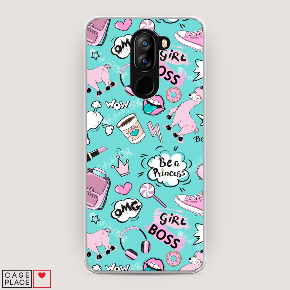

Чехол Awog на Doogee X60L / Дуги X60L "Стильная лама", Разноцветный, 220550-1