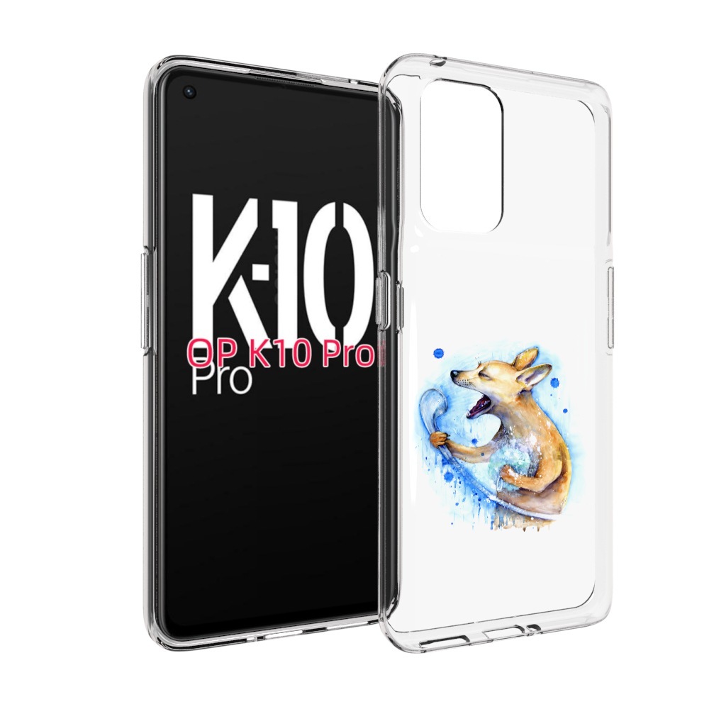 

Чехол MyPads пение в душе для OPPO K10 Pro, Прозрачный, Tocco
