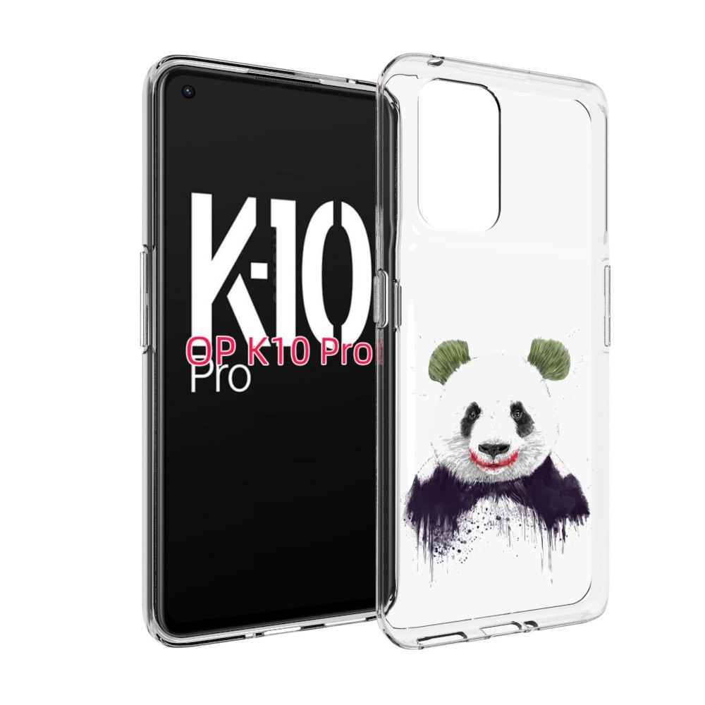 

Чехол MyPads панда джокер для OPPO K10 Pro, Прозрачный, Tocco