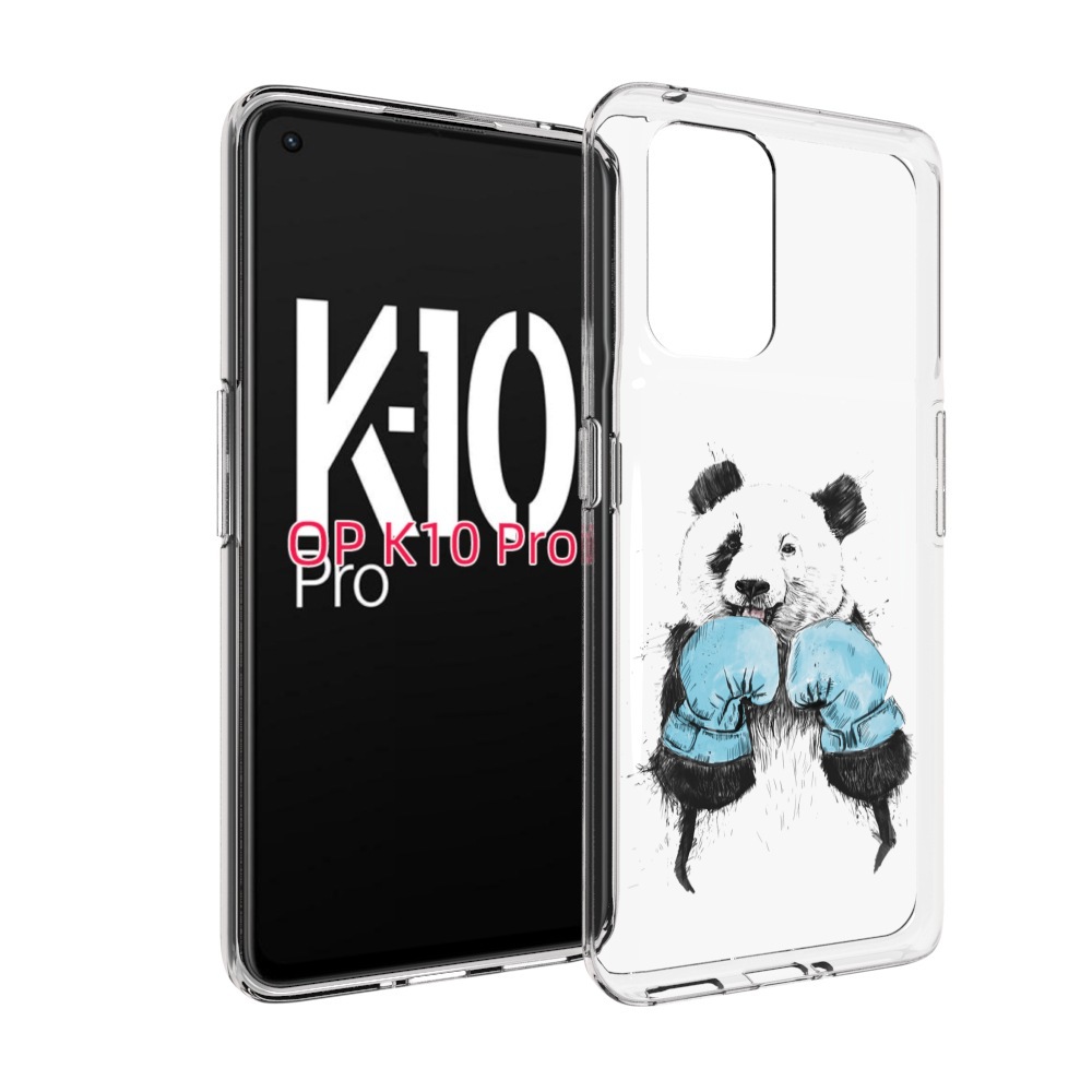 

Чехол MyPads панда боксер для OPPO K10 Pro, Прозрачный, Tocco