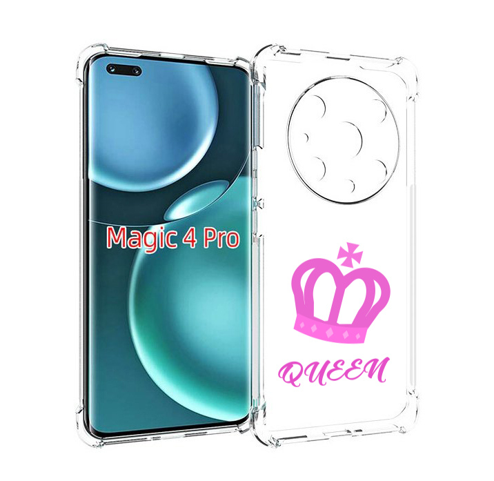 

Чехол MyPads корона-королевы-розовый для Honor Magic4 Pro, Прозрачный, Tocco