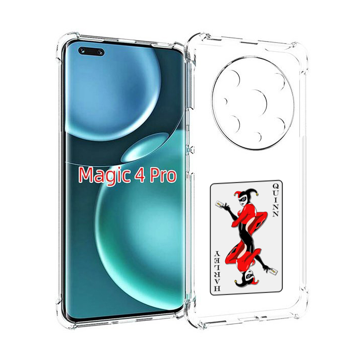 

Чехол MyPads королева-джокера для Honor Magic4 Pro, Прозрачный, Tocco
