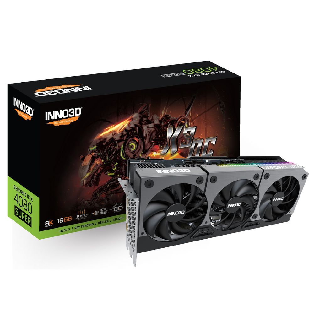 Видеокарта INNO3D GeForce RTX 4080 SUPER X3 OC