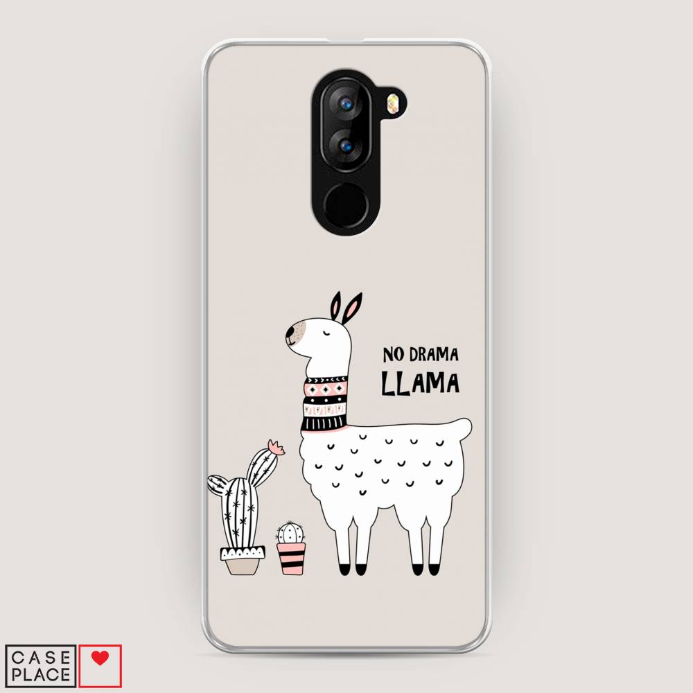 

Чехол Awog на Doogee X60L / Дуги X60L "No drama LLama", Разноцветный, 220550-2