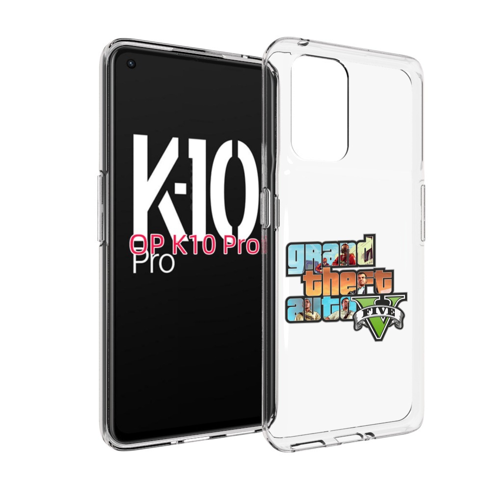 

Чехол MyPads ГТА для OPPO K10 Pro, Прозрачный, Tocco