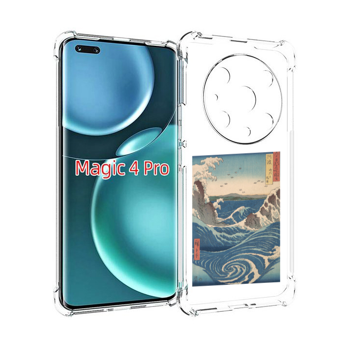 

Чехол MyPads картинка волны водоворот для Honor Magic4 Pro, Прозрачный, Tocco