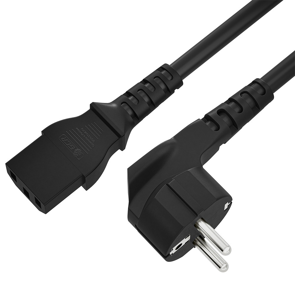 

Кабель силовой Schuko - IEC C13 Greenconnect GCR-54377 2.0m, Черный, GCR-54377 2.0m