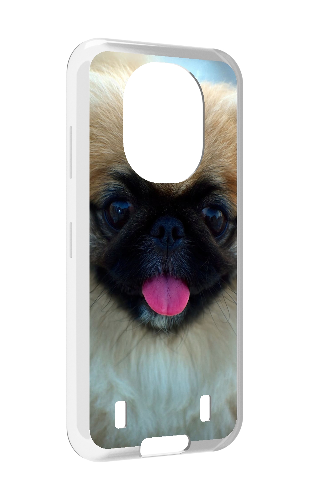 

Чехол MyPads пекинез для Oukitel WP16, Прозрачный, Tocco