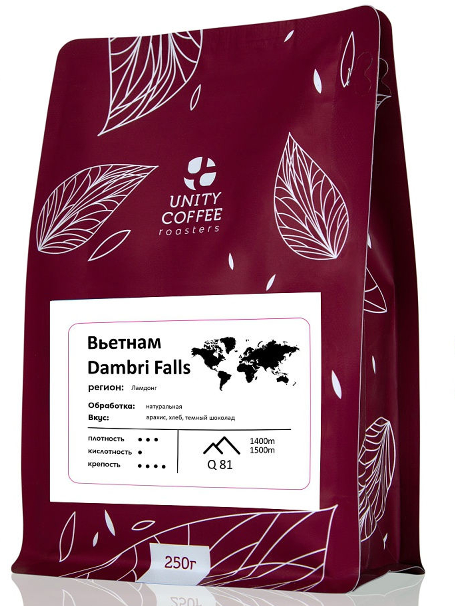 

Зерновой кофе Unity Coffee Вьетнамский 250гр