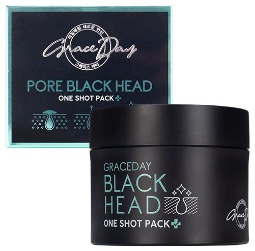 Маска Grace Day Pore Black Head One Shot Pack Очищающая с глиной от чёрных точек 120 г 700₽