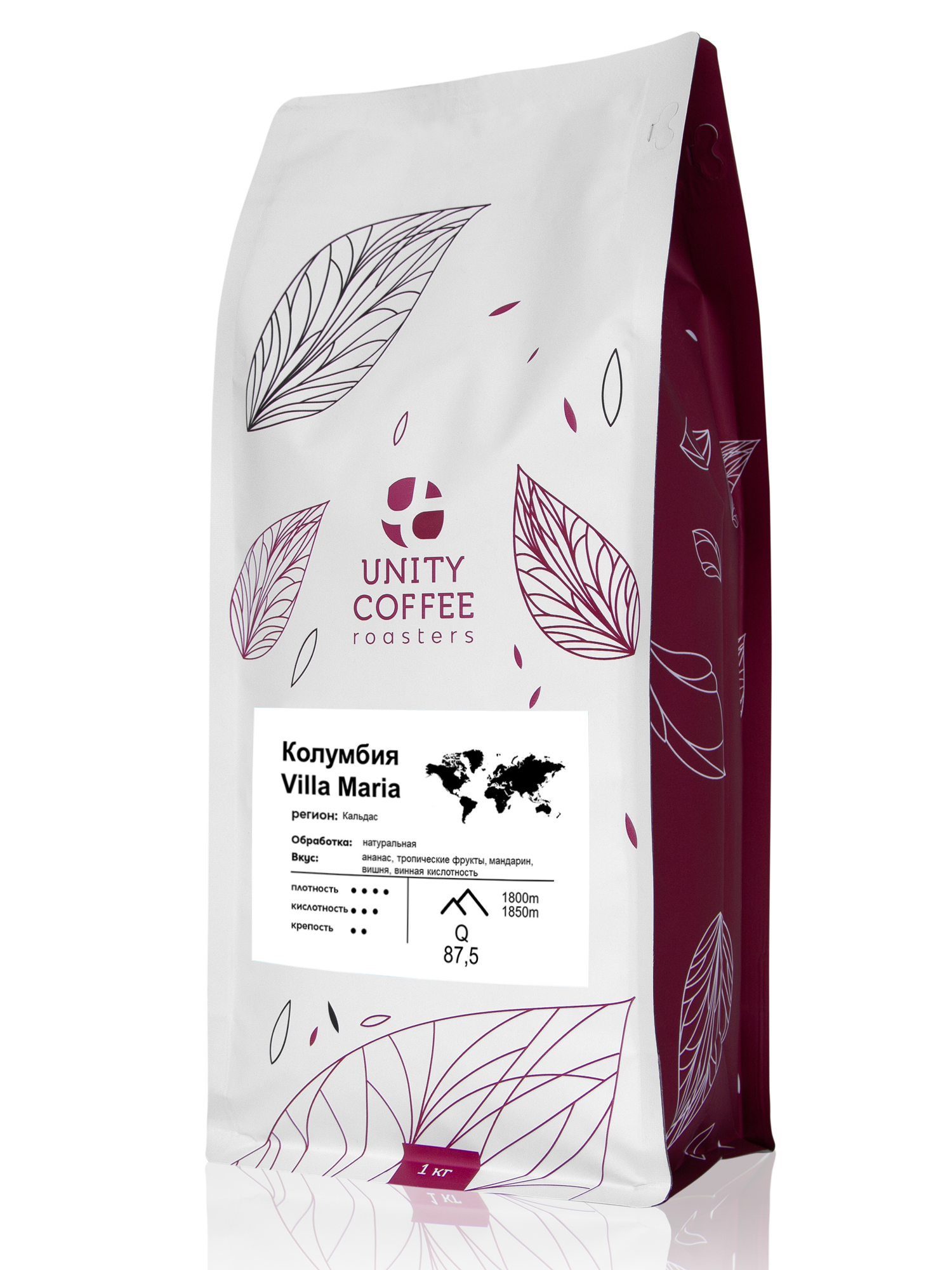 

Зерновой кофе Unity Coffee Колумбия Вилла Мария микролот 1000гр
