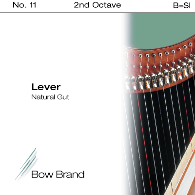 Струна B2 для арфы Bow Brand Lever Natural Gut LS-11B2