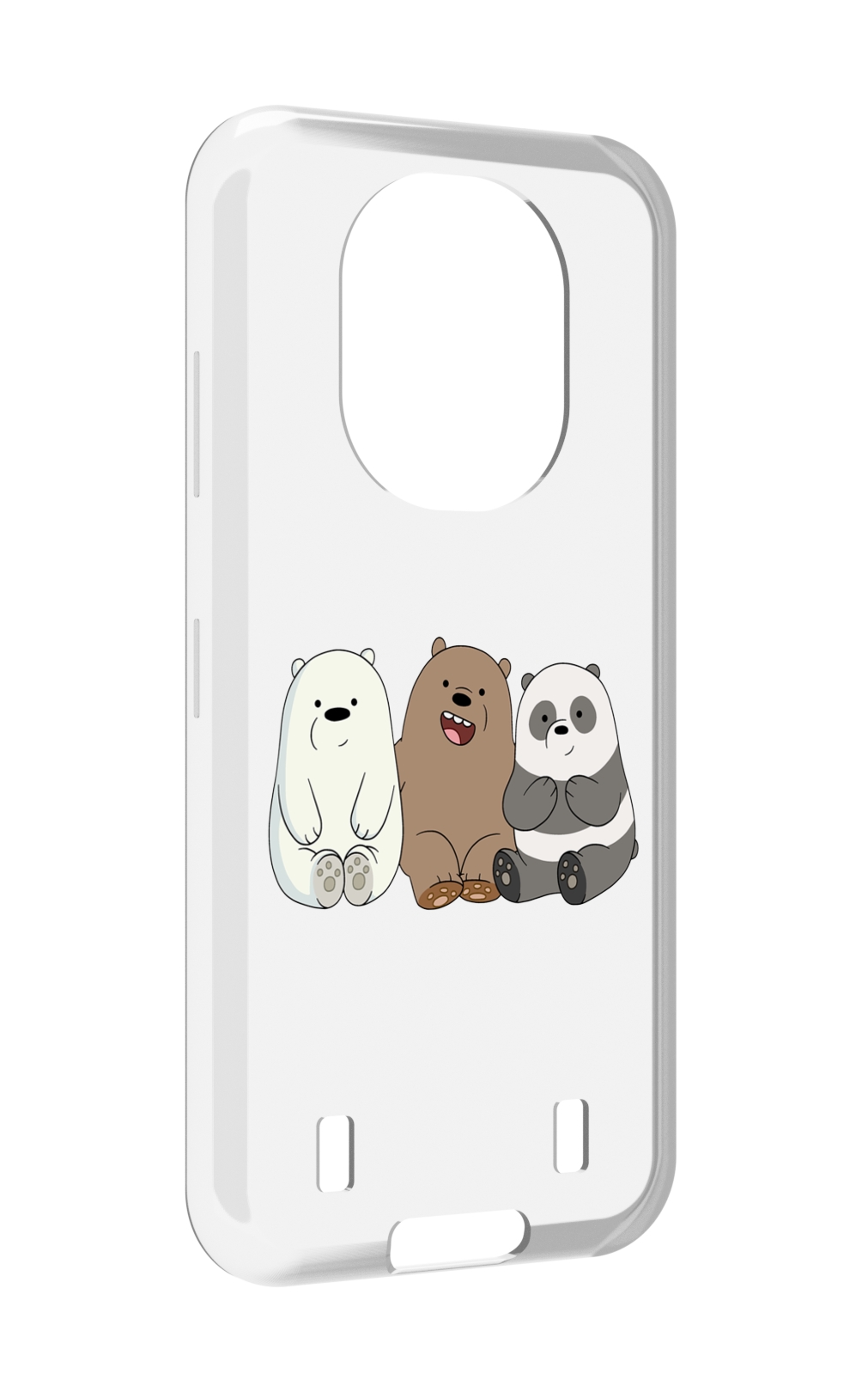 

Чехол MyPads панды детский для Oukitel WP16, Прозрачный, Tocco