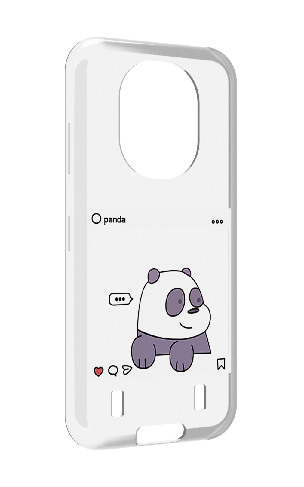 

Чехол MyPads пандочка-фотка для Oukitel WP16, Прозрачный, Tocco