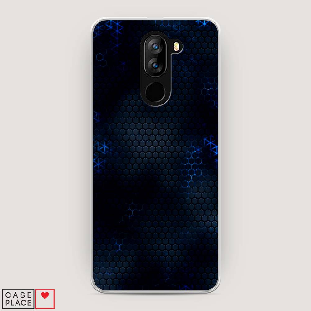 

Чехол Awog "Фон соты синие" для Doogee X60L, 220550-3