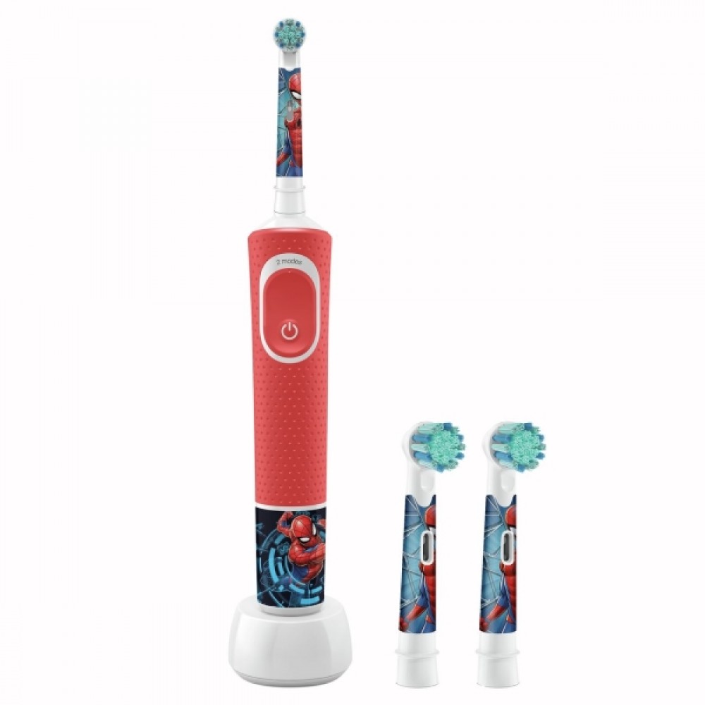 фото Электрическая зубная щетка oral-b vitality kids d100.423.2k spiderman