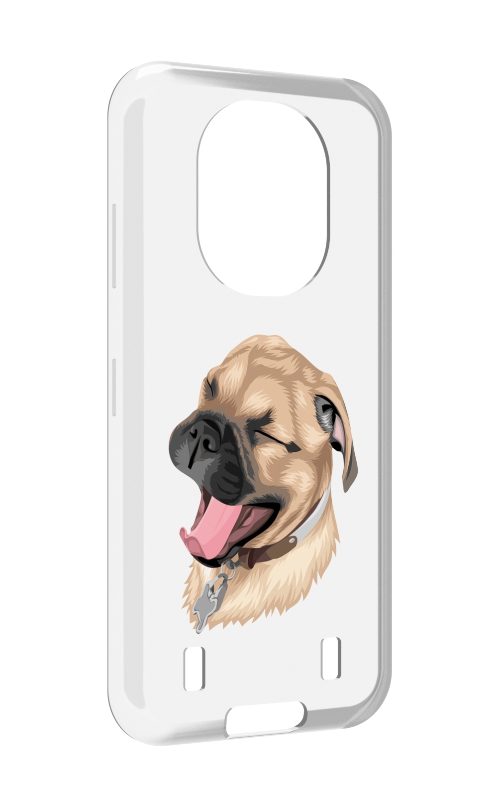 

Чехол MyPads очень-довольная-собака для Oukitel WP16, Прозрачный, Tocco