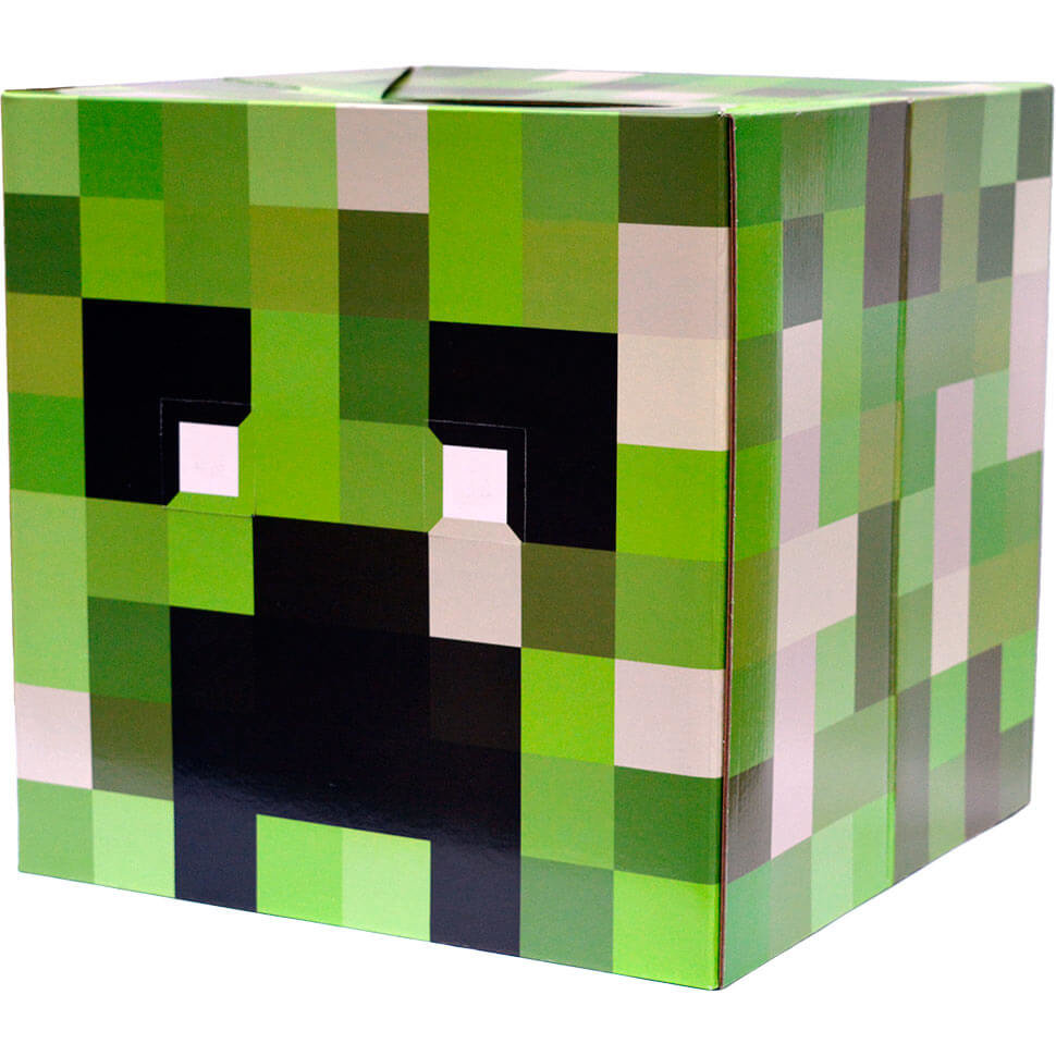 Маска Крипера из игры Майнкрафт 89720001 рюкзак майнкрафт крипер minecraft зеленый 29х12х44 см 15 5 л