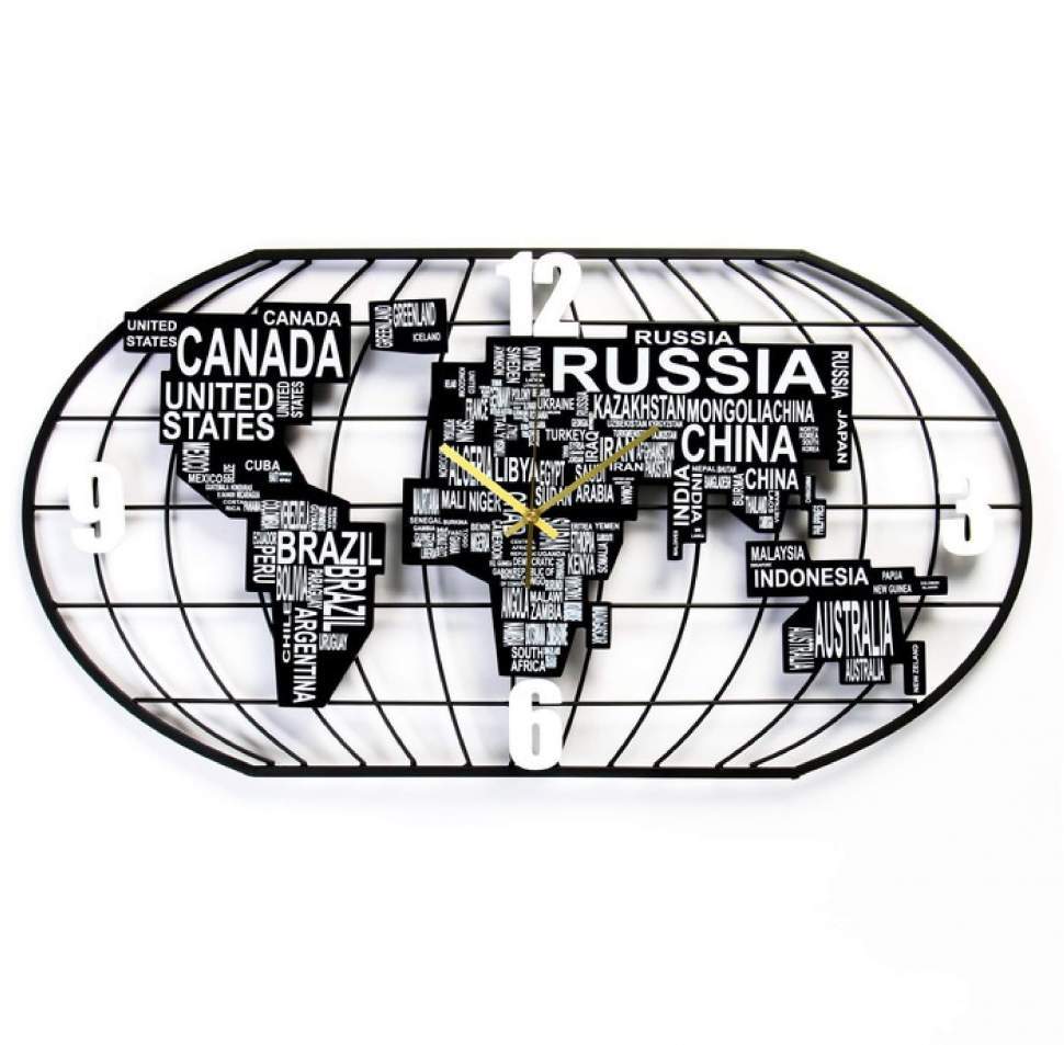 

Настенные часы Карта Мира 7489095
